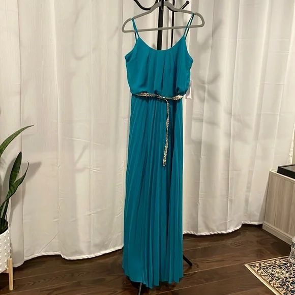 slim fit dress slacks Nyx Plunging Halter Maxi Dress main image 0